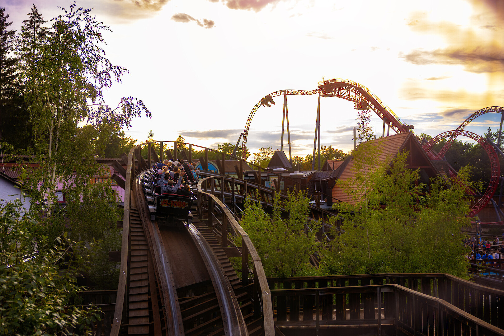 Holzachterbahn "El Toro"