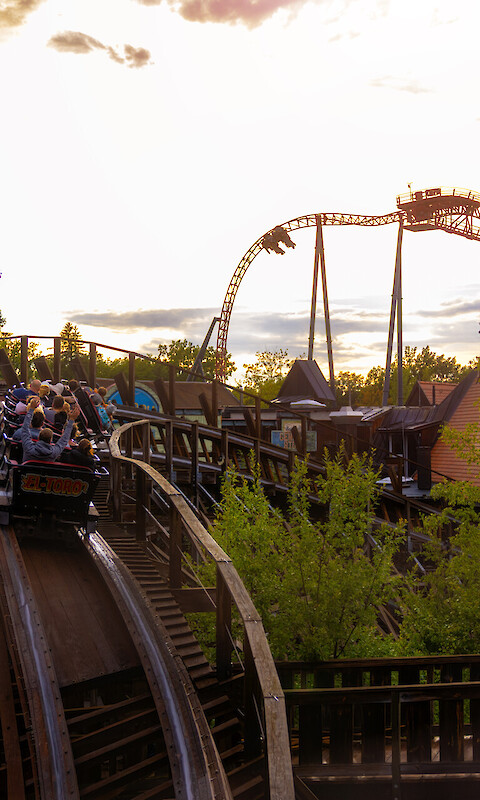 Holzachterbahn "El Toro"